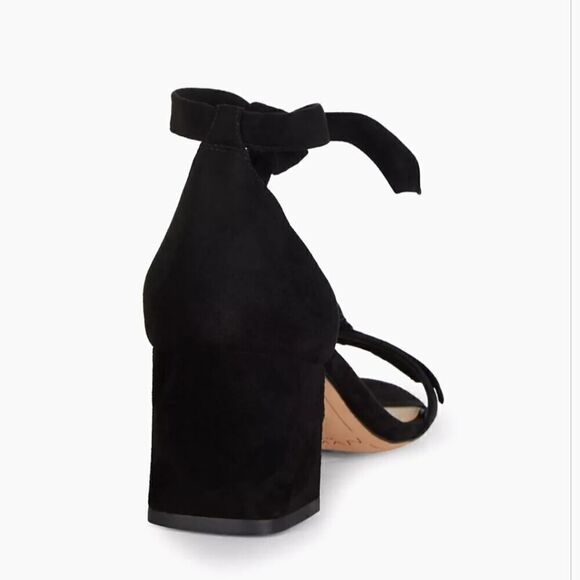 Alexandre Birman Black Suede Clarita Block Sandal, Date Night LBD | 9 (39) - Picture 5 of 16